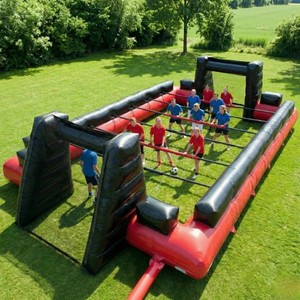 Terrain de Foosball Gonflable Géant (6 m x 12 m) avec Buts Doubles, Jeu de Foosball Gonflable pour Deux Équipes - Product Image 3