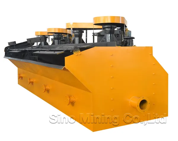 Équipement minier de minerai de Coltan de zinc de fer, flottaison de consommation de puissance faible séparant le réservoir de flottaison de machine