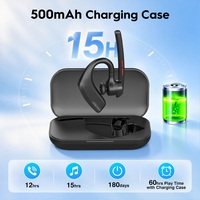 Vente en gros d'écouteurs Bluetooth sans fil certifiés CE New Bee M51 V5.2, mains libres, unilatéraux, avec micro pour les appels