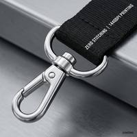 Cordon de sécurité détachable en nylon écologique, personnalisé avec logo, sérigraphié, 1 pouce, pour téléphone portable, à porter en bandoulière