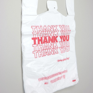 21 x 14 custom printed eco pink take out shopping tote bio carrier handles plastic bags with logo grocery