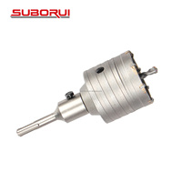 Foret à percussion SDS Plus SUBORUI de qualité industrielle avec plaquettes en carbure TCT pour béton et maçonnerie, scie cloche pour murs en béton et briques
