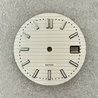 Cadran de montre étanche de 30.5mm, vert lumineux, pour mouvement NH35/36, accessoires de montre