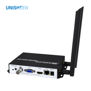 Fabricante directo SRT H265 HEVC H.264 4K SRT Decodificador de video RTMP RTSP UDP Transmisión inalámbrica con servidor de transmisión - Product Image 1