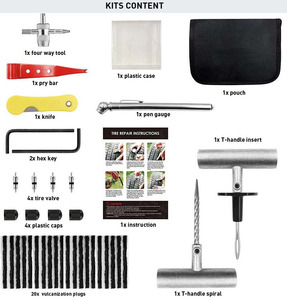 <span class=keywords><strong>Kit</strong></span> <span class=keywords><strong>de</strong></span> reparación <span class=keywords><strong>de</strong></span> neumáticos planos y <span class=keywords><strong>de</strong></span> emergencia para motocicleta y camión sin cámara, <span class=keywords><strong>Kit</strong></span> <span class=keywords><strong>de</strong></span> reparación <span class=keywords><strong>de</strong></span> <span class=keywords><strong>pinchazos</strong></span> <span class=keywords><strong>de</strong></span> neumáticos, 39 Uds., herramientas <span class=keywords><strong>de</strong></span> reparación <span class=keywords><strong>de</strong></span> neumáticos <span class=keywords><strong>de</strong></span> <span class=keywords><strong>coche</strong></span> - Product Image 2