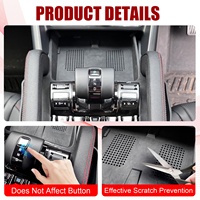 Tapis de protection en silicone pour console centrale et boîte de rangement pour BYD Shark 6, accessoires intérieurs antidérapants pour le levier de vitesses