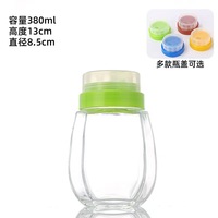 Pot de miel en verre transparent personnalisé en usine avec couvercle 250ml 500ml 1000ml tailles disponibles
