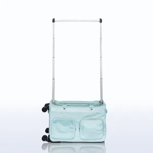 Sac de danse à roulettes avec porte-vêtements, sac de voyage, porte-costume, bagage vertical à roulettes, sacs de danse, échantillon gratuit - Product Image 2