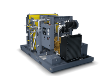 Compresseur d'air Atlas Copco B4-41 1000 Psi sur châssis, diesel, portable, pour location sur plateforme offshore