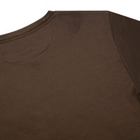 T-shirt col rond pour homme, coupe classique, en coton mercerisé de qualité supérieure, couleur unie, logo personnalisé, décontracté – Fournisseur en gros très demandé