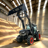 Tracteur agricole diesel de qualité supérieure, 100 ch, 4x4, haute puissance, capacité de charge renforcée, état neuf, pour vergers et serres