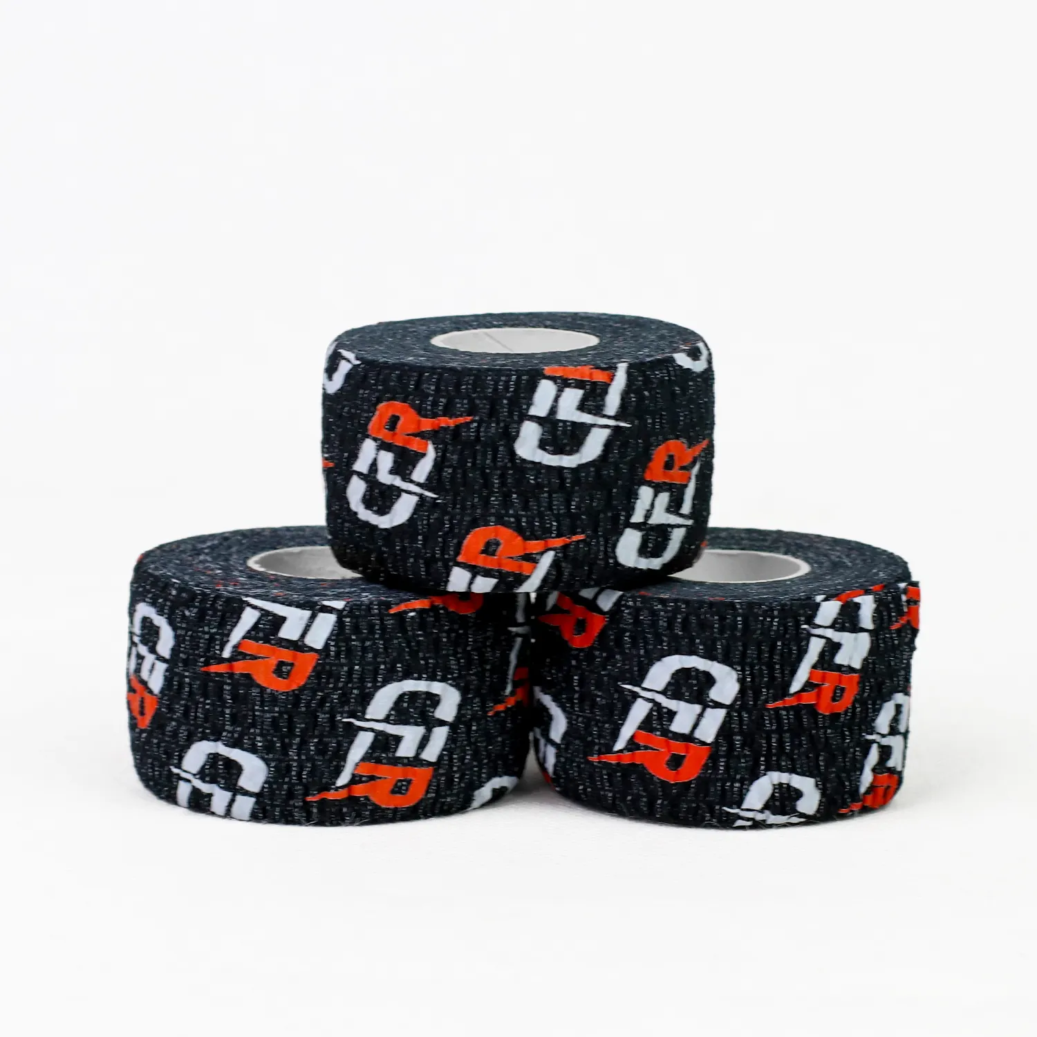 Custom logo printed auxiliary sports elastic hook grip thumb breathable eab bandage weightlifting tape