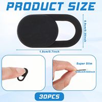 Penutup Webcam Laptop Tablet PC Plastik Geser Pengaman Kamera dengan Logo Kustom Grosir