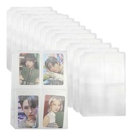 6 trous budget classeur manches poche dossier A5 taille PVC Mini argent enveloppes fermeture éclair poches pour 6-anneau cahier feuilles mobiles sacs