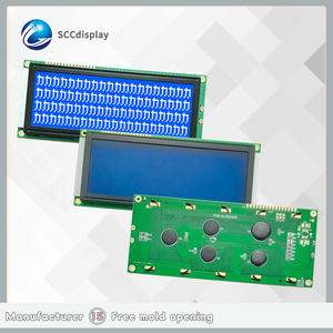 Фабричный большой символьный дисплей SJXD2004B STN синий белый с подсветкой 20x4 линейный символьный ЖК-экран по низкой цене - Product Image 6