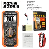 VICTOR Ruoshui VC890C+/D Versi Baru 2024 Multimeter Digital 1999 Tampilan True RMS Arus AC/DC Maksimal 20A (Akurasi 0.5%+3)
