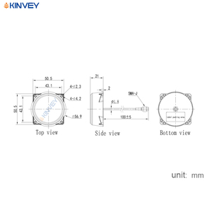 هوائي استقبال RTK خفيف الوزن صغير الحجم قابل للتخصيص من كينفي، هوائي حلزوني لطائرات بدون طيار لنظام تحديد المواقع العالمي ونظام تحديد المواقع الصيني ونظام جاليليو ونظام جلوناس بموصل SMA-J - Product Image 4