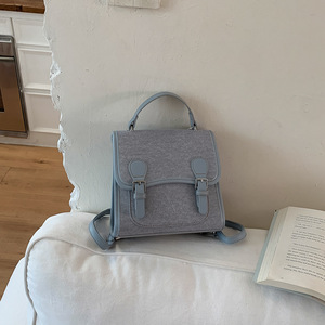 Bolso de Hombro Pequeño para Mujer Han Faner, Estilo Casual Sencillo, con Rayas Vintage Exquisitas y Diseño de Empalme, Ideal para Compras, Estilo de Mejores Amigas y Citas - Product Image 6