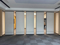 Prix bas pour cloison amovible pliable, mur acoustique mobile, cloison suspendue du sol au plafond