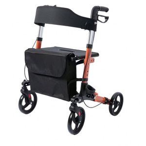 Déambulateur et rollator en aluminium de classe I avec fonctionnement facile pour la rééducation et les soins thérapeutiques - Product Image 3