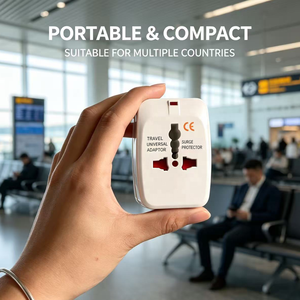 Adaptateur de <span class=keywords><strong>Voyage</strong></span> Universel Tout-en-un Mondial International Prise Murale Secteur pour <span class=keywords><strong>USA</strong></span> EU UK AU <span class=keywords><strong>Voyage</strong></span> - Product Image 5