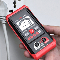 Multimeter pintar ketahanan voltase AC DC, LCD Digital Multimeter NCV Tester dengan lampu latar harga bagus