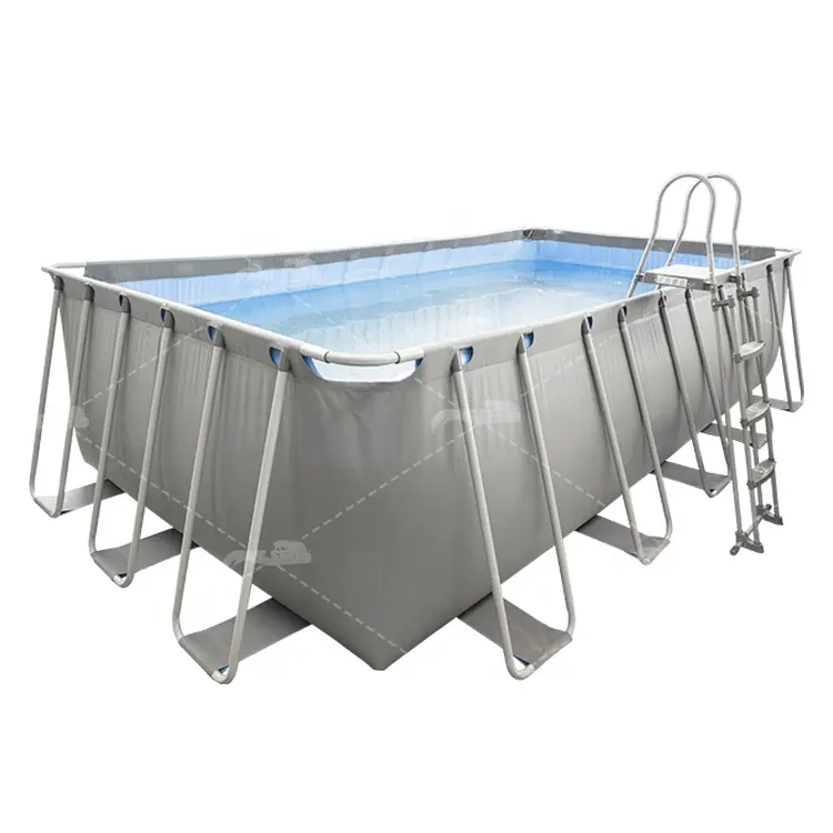 B-rp plastica albercas grandes duro esterno intex struttura in metallo piscina fuori terra in acciaio 10 metri