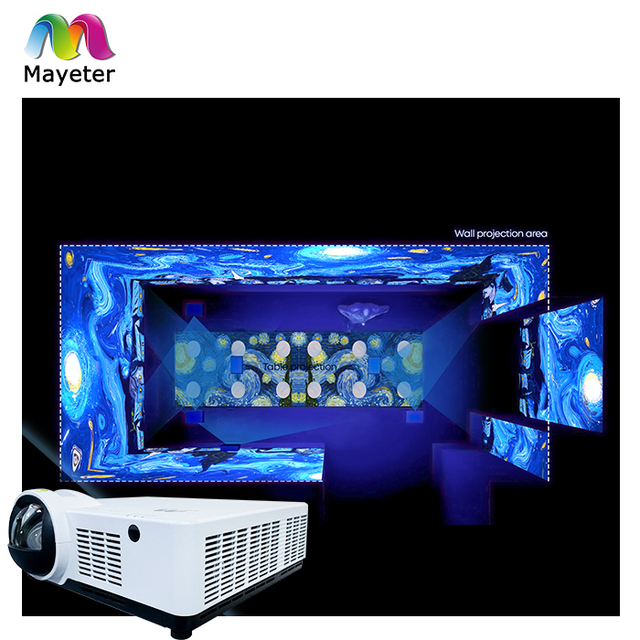 Restaurant Immersive Room 3D Holographic Display 3D Hologram Immersive Projector Interactive