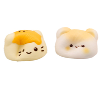 Offre Spéciale Jouet Squishy en PU Simulation Pâtisserie Chinoise, à Rebond Lent, Texture Douce et Collante, Anti-Stress et Fidget
