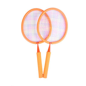 ขายส่งด้ายไนลอนสีฟ้าและสีชมพูคู่แร็กเก็ตใน<span class=keywords><strong>เด็ก</strong></span>เล็กนุ่มห่อเด็กแร็กเก็ตแบดมินตัน<span class=keywords><strong>ชุด</strong></span> - Product Image 4