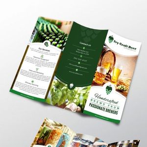 กระดาษเคลือบเงาแบบกำหนดเองสำหรับโบรชัวร์ธุรกิจ แผ่นพับ และสมุดภาพ - Product Image 1