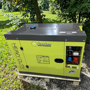 เครื่องกำเนิดไฟฟ้าดีเซลแบบพกพาขนาด 10KVA สำหรับใช้ในชุมชน  แบบเงียบ  พร้อมระบบกันเสียง  กำลังไฟ 5kw  ดีไซน์แบบปิด  ระบบ ATS สำหรับใช้ในบ้านทุกวัน  แรงดันไฟฟ้า 110V - Product Image 3