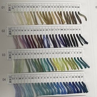 Fil à broder élastique mercerisé à 6 brins en nylon haute ténacité 100 % pour la couture de cuir et de tapisserie