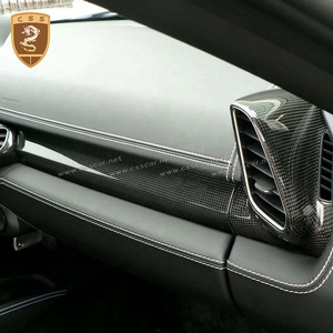 Carbon Fiber Co-<span class=keywords><strong>Pilot</strong></span> Trim Panel Dekoration Innen Für Ferrari 458 - Product Image 3