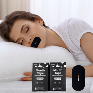 Lijitang Bambus-Seide/Baumwolle Atmungsaktives Premium-Schlafpflaster mit Lavendelduft und Schlafloch gegen Schnarchen - Product Image 1