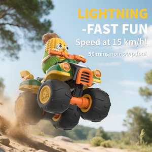 Y06 2.4GHz <b>Mini</b> RC Car Cartoon Corn Shape Electric Remote Control Toy Car Ready to Run Off-Road for Kids - Product Image 4