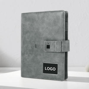 <span class=keywords><strong>สมุด</strong></span>บันทึก<span class=keywords><strong>พ</strong></span>ร้อมไฟ LED รุ่นใหม่ A5 ปกหนัง <span class=keywords><strong>พ</strong></span>ร้อม<span class=keywords><strong>พ</strong></span>าวเวอร์แบงค์ในตัว ล็อคด้วยลายนิ้วมือ เติมกระดาษได้ เหมาะสำหรับเป็นของขวัญองค์กร - Product Image 1