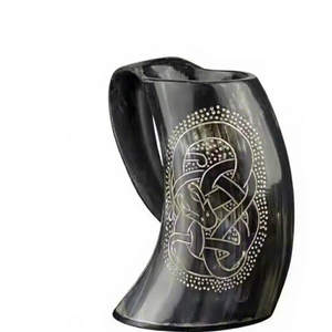 Jarra de cuerno vikingo para beber hecha a mano, vasos de cerveza decorativos de animales populares para uso doméstico por Humran Export - Product Image 1