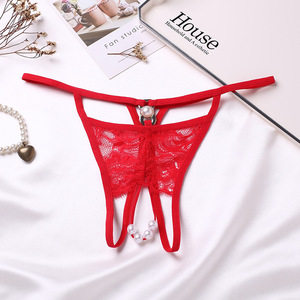 Celana dalam thong wanita grosir celana dalam thong pinggang rendah Lingerie untuk wanita untuk seks wanita liontin seksi <span class=keywords><strong>String</strong></span> <span class=keywords><strong>G</strong></span> mutiara - Product Image 3