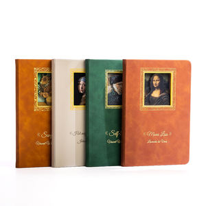 도매 맞춤 로고 3D A5 다이어리 노트북 PU 가죽 열전사 종이 조각 저널 비즈니스 학생 학교 용품 선물 - Product Image 5