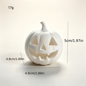 Decorazione di Halloween a forma di zucca stampata in 3D, piccolo ornamento da tavolo per feste di Halloween, decorazione per la casa e l'ufficio - Product Image 3