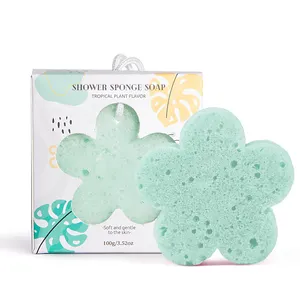 Infused Body Wash Soft Bath Sponge Soap For Foaming