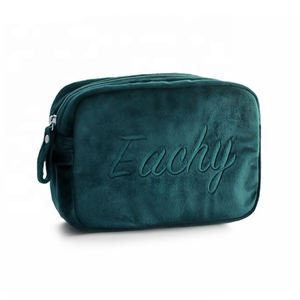 Роскошная бархатная косметичка с вышивкой, косметичка - Product Image 2