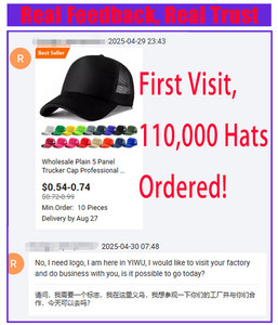 Nón kết lưới thêu logo in ấn chuyên nghiệp, bán buôn, trơn, 5 tấm, chất liệu xốp cao cấp - Product Image 4