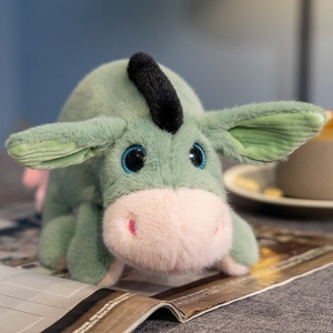 Vente flash - Peluche - Compagnon réconfortant - Peluche ultra douce - Animaux de <span class=keywords><strong>la</strong></span> <span class=keywords><strong>ferme</strong></span> - 30 cm - 2 couleurs assorties <span class=keywords><strong>Ânes</strong></span> - Product Image 3