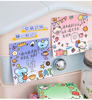Bloc-notes autocollants mignons pour enfants, impression d'animaux de dessin animé, DIY, Kawaii, haute qualité