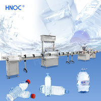 HNOC China Línea de Llenado Automática de Bebidas de 4 Cabezas para Semillas de Albahaca, Máquina de Llenado de Botellas de Bebidas para Jugos