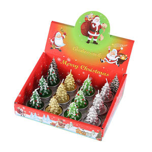 Juego de Cajas de Regalo Navideñas, Velas Aromáticas de Cera de Soya 100% Natural y Orgánica, para Decoración del Hogar, sin Humo y Aromáticas - Product Image 1