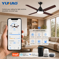 Ventilador de Techo BLDC Silencioso de 48 Pulgadas con 4 Aspas de ABS para Sala de Estar, Comedor y Dormitorio, Fabricación OEM ODM