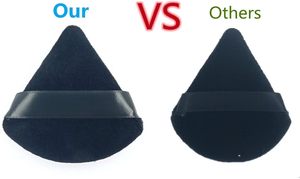 Manufacturer Wholesale Custom Face Soft Triangle Powder <b>Puff</b> Multicolor Velour Makeup <b>Puff</b> Foundation Beauty Sponge - Product Image 2